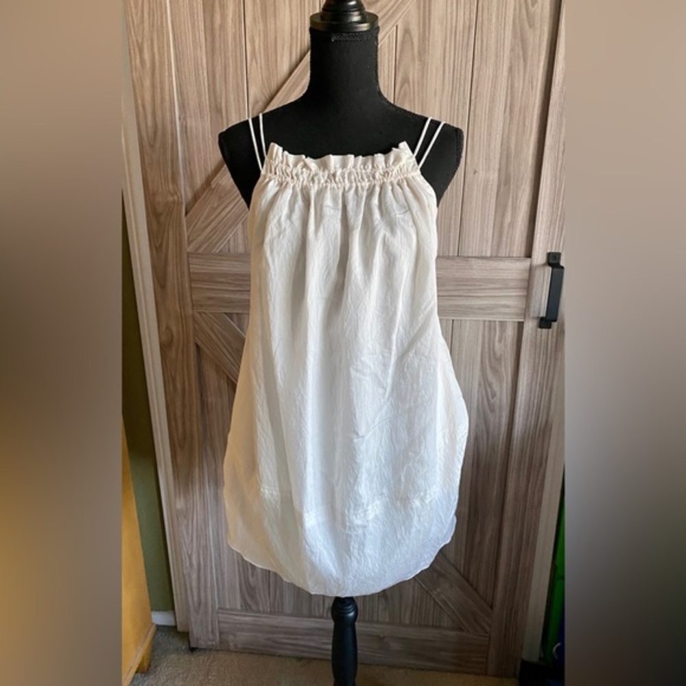 H&M NWT white halter mini dress